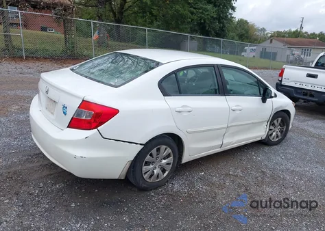 2012 Honda Civic Lx из США, поврежденный, VIN 19XFB2F53CE107400